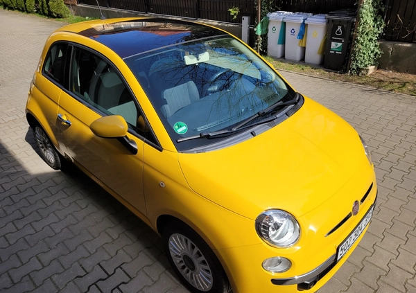 Fiat 500 cena 33999 przebieg: 79763, rok produkcji 2014 z Warszawa małe 191